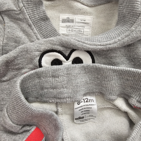 Little Sleepies Sesame Street Elmo Sweatsuit - Picture 8 of 8
